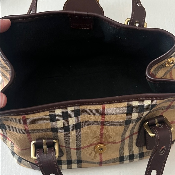 Burberry Tan and Brown Satchel - Picture 7 of 11